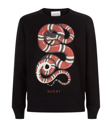 gucci tiger crewneck|Gucci space snake jumper.